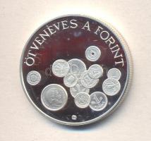 1996. 2000Ft Ag "ötvenéves a Forint" T:PP
