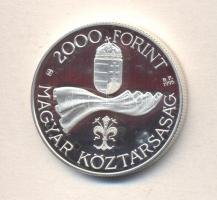 1996. 2000Ft Ag "ötvenéves a Forint" T:PP