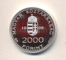 1998. 2000Ft Ag "Integráció az EU-ba - EURO II" T:PP