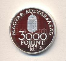 1999. 3000Ft Ag "Integráció az EU-ba - EURO III" T:PP