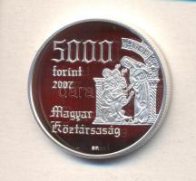 2007. 5000Ft Ag "Árpád-házi Szent Erzsébet" T:PP