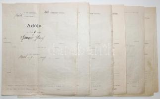 1894-1960 Vegyes okmánytétel: az Egységes Párt egy tagjának a nagykereki képviselőválasztásra írt ké...