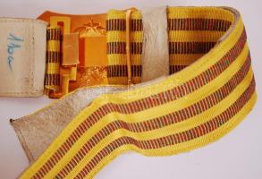 cca 1980 Honvéd díszszázadban használatos öv kardtartóval