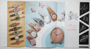 Papir doboz tetőn 2 db reklám: Suchard és Prinzess  csokoládé és egy régi óra katalógus 1943/44