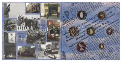 2006. 1Ft-100Ft "1956-os Forradalom" 7klf db dísztokos szettben T:PP Csak 5000db!