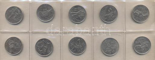 Kanada 2007-2009. 25c (10x) a 2010-es Vancouver-i téli olimpia emlékére T:1
Canada 2007-2009. 25 Cen...