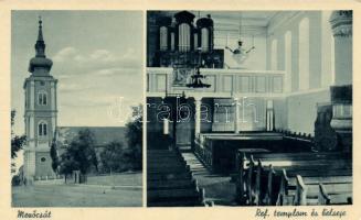 Mezőcsát református templom és belseje