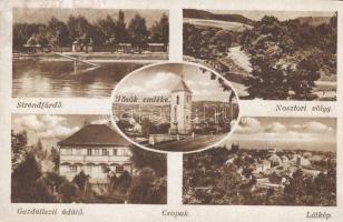 Csopak Gazdatiszti üdülő, Hősök emléke (cut)