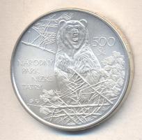 Szlovákia 2008. 500K Ag "Tátra Nemzeti Park" T:BU Slovakia 2008. 500 Korun Ag "Low Tatras National Park" C:BU