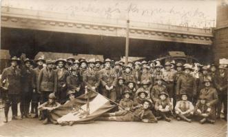 Hungarian scouts in Copenhagen, group photo (EK)