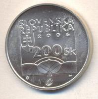 Szlovákia 2006. 200K Ag "Kuzmány" T:1
Slovakia 2006. 200 Korun Ag "Kuzmány" C:Un...