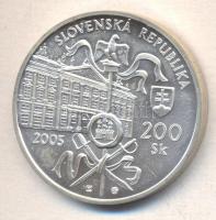 Szlovákia 2005. 200K Ag "Pozsonyi béke" T:BU
Slovakia 2005. 200 Korun Ag "Treaty of P...