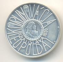 Szlovákia 2005. 200K Ag "Lipót" T:BU
Slovakia 2005. 200 Korun Ag "Leopold I" C:B...