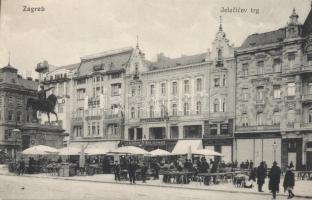 Zagreb Jelacic square, shops