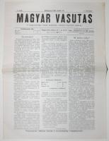 1904/cca1990 Magyar Vasutas, I. évf. 1. szám, reprint