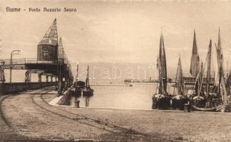 Fiume Porto Nazario Saura, ship station