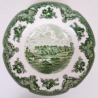 Cca 1970 12 db Johnson Bros süteményes és mélytányér, hibátlanok, jelzett, matricás, d:20, 22 cm