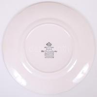 Cca 1970 12 db Johnson Bros süteményes és mélytányér, hibátlanok, jelzett, matricás, d:20, 22 cm