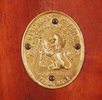 Cca 1880 Kassza "Gledhill & Co automatic cash till" feliratú réz táblával, hiányos de ...