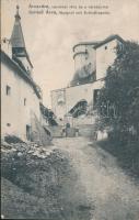 Árva vára / Orava castle with courtyard and chapel (small tear)
