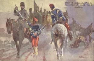 Hungarian cavalrymen, s: Bélaváry (EM)