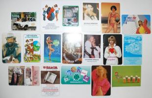 cca 140db modern kártyanaptár