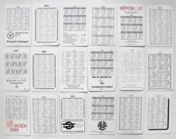 cca 140db modern kártyanaptár