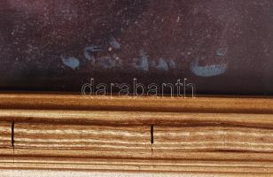 Gádor Emil (1911-1998): Cigány lány. Olaj, karton, jelzett, régi keretben 60×46 cm