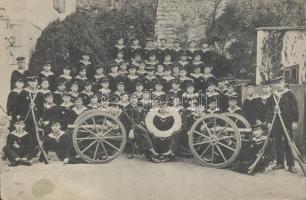 SMS Nautilus mariners group photo (small tear)