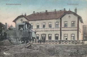 Kunszentmárton vasútállomás (ázott / wet damage)