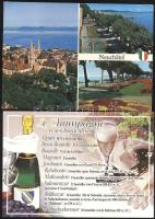 300 db modern képeslap, főkét külföldi városképes és motívumlap