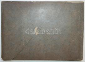 cca 1920 Nagyméretű keményhátú esküvői fotó az amerikai "The Mahan & Wright Studios McKees ...