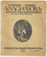 Schrank Endre: A nagy próba. 1925 "Ezermester cserkész" házi könyvtára. Több kisebb szakadás