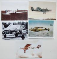 10 db fotómásolat, második világháborús német repülőgépekről