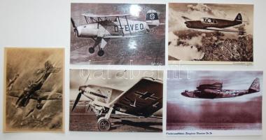10 db fotómásolat, második világháborús német repülőgépekről