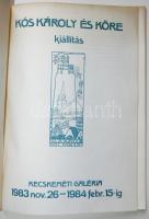1983-1984 Kós Károly és köre Kecskeméti Galériában tartott kiállítási albuma, sok érdekességel