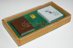 Minikönyv:2 db Vágó Sándorné: Nálunk, Velük, Értük. Hajónapló. Zrinyi Nyomda 1981-1988, sorszámozott...