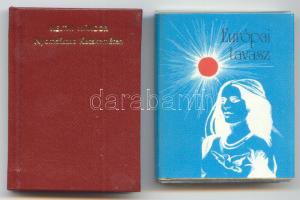 Minikönyv 2 db: Heltai Nándor: Nyomdászat Kecskeméten. Európai tavasz.