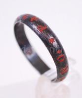 1914 2db "Pro Patria" feliratú I. világháborús vas emlékgyűrű különböző méretben (60/51)