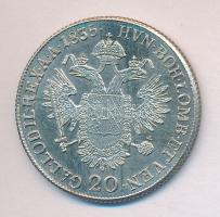 Ausztria/magyar verdejel 1835B 20kr Ag I. Ferenc T:2