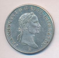 Ausztria/magyar verdejel 1835B 20kr Ag I. Ferenc T:2