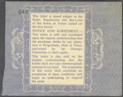 1948 Belépőjegy a londoni olimpia záróünnepére