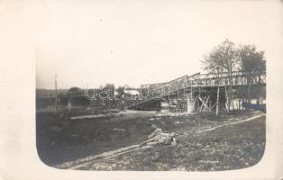 Zagon destroyed bridge, photo