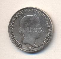 Ausztria/magyar verdejel 1848B 20Kr Ag "V. Ferdinánd" T:2- ph.