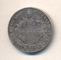 Ausztria/magyar verdejel 1848B 20Kr Ag "V. Ferdinánd" T:2- ph