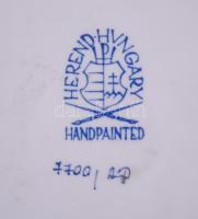 Herendi Apponyi mintás hamutál, kézzel festett, jelzett, hibátlan, d:15 cm