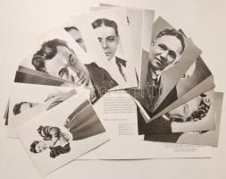 cca 1980 Arcképek: Magyar színészet 1-3. Bp., Képzőművészeti Alap Kiadóvállalata. (összesen 54db kép...