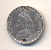 Habsburg Birodalom / Bécs 1867. Koronázási zseton Erzsébet királyné budai koronázására Ag (5.35g/24mm) T:2- két helyen átfúrt Habsburg Monarchy / Vienna 1867. Empress Elizabeth Crowned as Hungarian Queen in Buda, Silver Jeton (5.35g/24mm) C:VF (pierced two times) "ERZSÉBET AUSZTRIAI CSÁSZÁRNÉ A / BOLDOGÍTÓ CSILLAGZAT ÖRÖMÁRJAI KÖZT - MAGYAR KIRÁLYNÉVÁ/ KORONÁZTATOTT/ BVDÁN/ MDCCCLXVII" HTÉ.: 917.