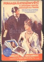 cca 1930 "Schwalm és Társa Bankház" sorsjegyreklám