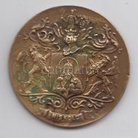 Berán Nándor (1889-1965) 1936. "Miskolci Hét" Br díjérem (39mm) szign.: Szabó S T:2